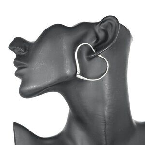TIFFANY&Co. Open heart hoop Piercing medium Silver925 9.85g Women